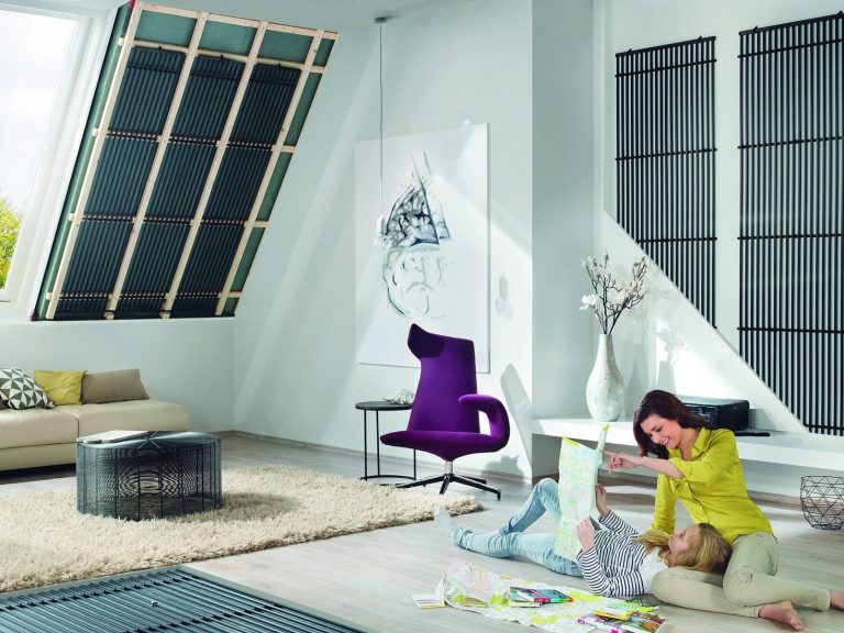 Wand-Decken und Fußbodenheizung